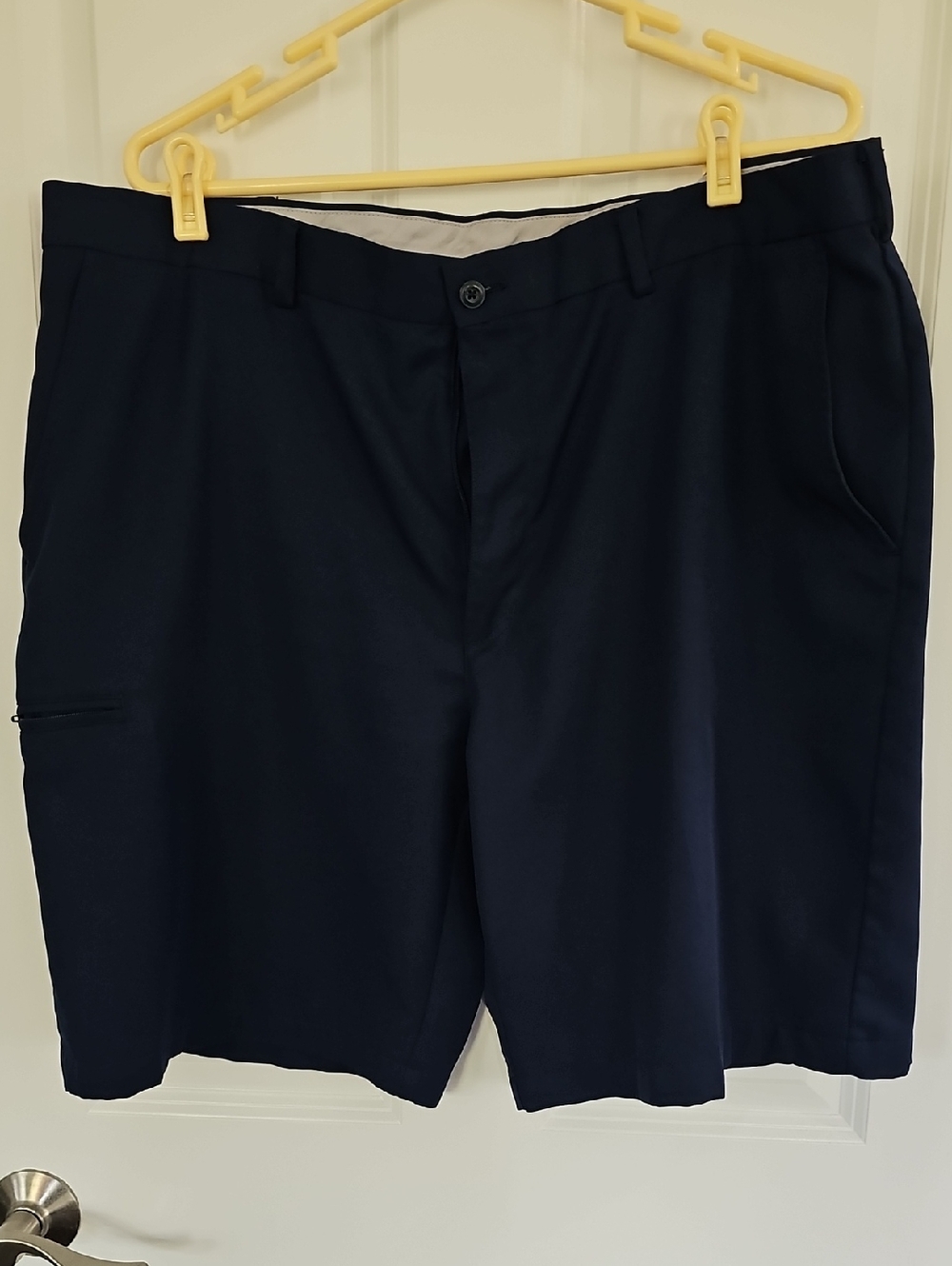 PGA Tour Men's Navy Flat-Front Performance Shorts